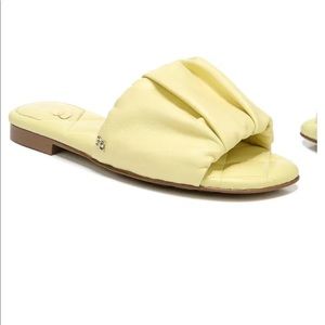 Sam Edelman briar yellow leather sandal